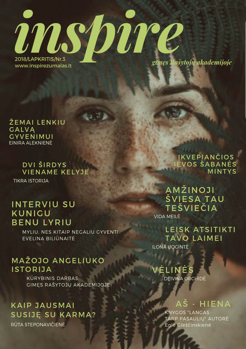 Inspire magazine. November edition